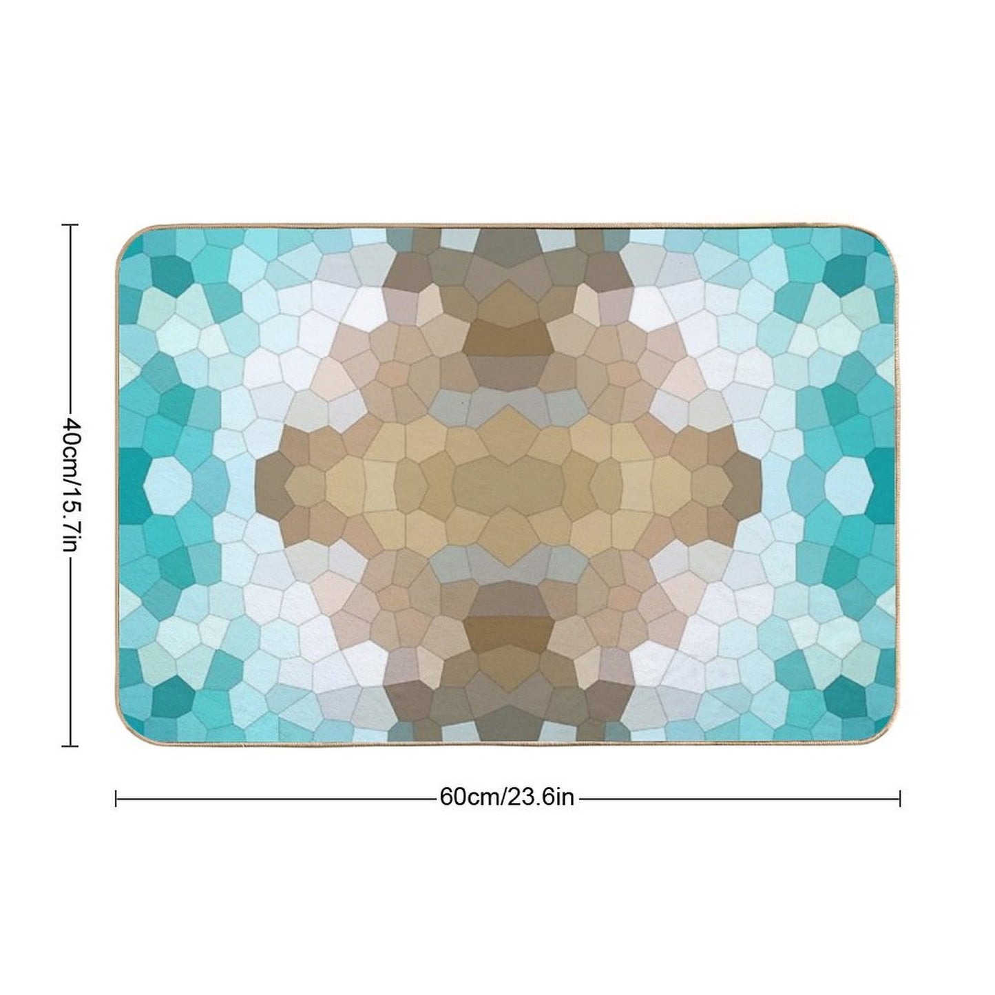 Sea Inspired Texture Absorbent Bath Mat