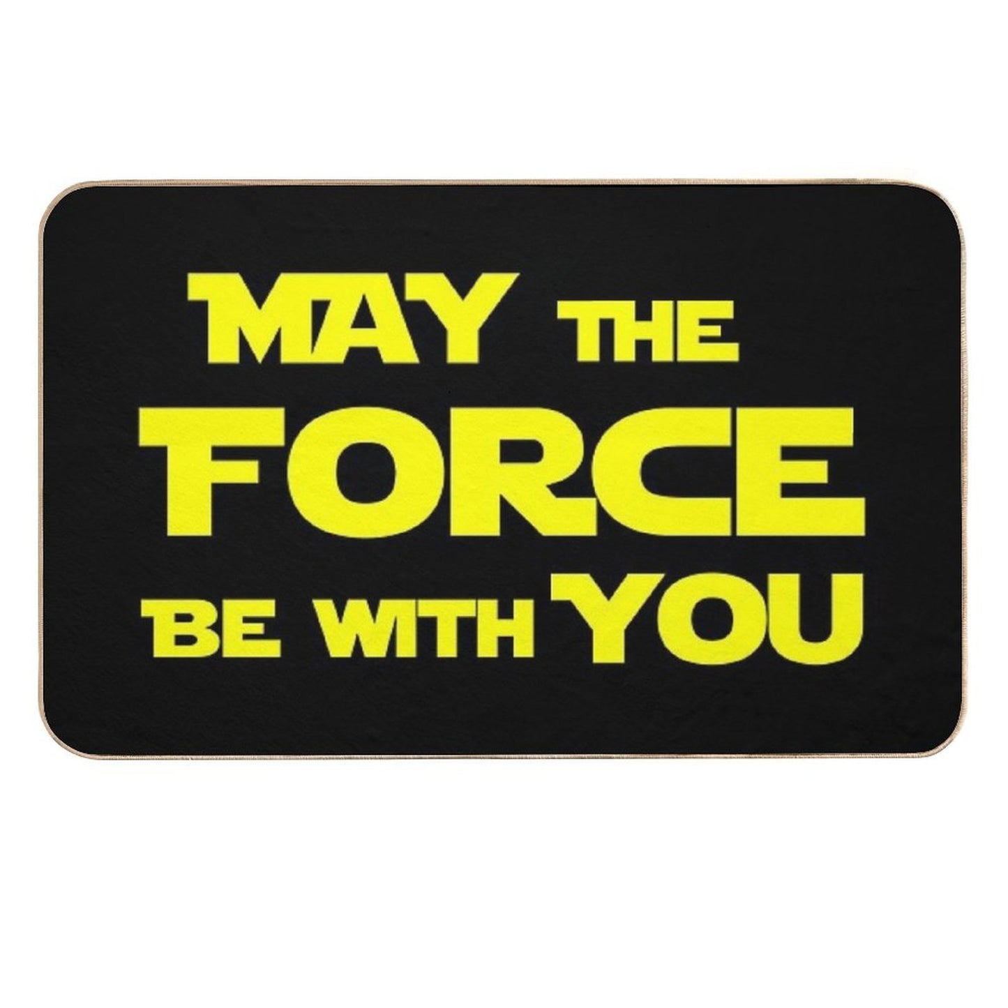 May The Force Be With You Fade-Resistant Bath Mat