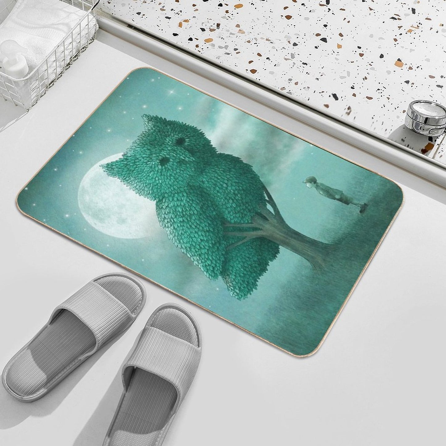 The Night Gardener Anti-Trip Bath Mat