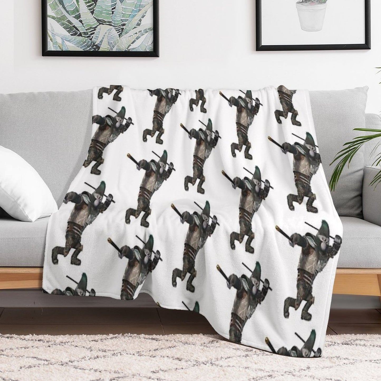 Johnny from Sing 2 Movie Plush Throw Blanket