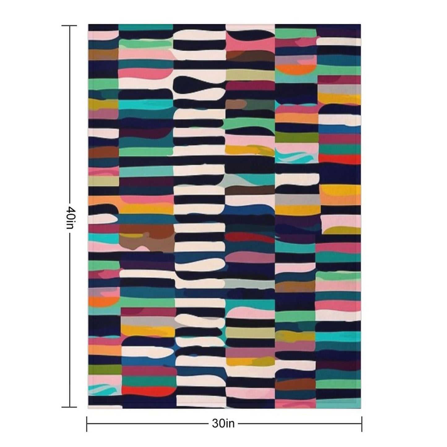 Etchnic Scandinavian Pattern All-season Throw Blanket