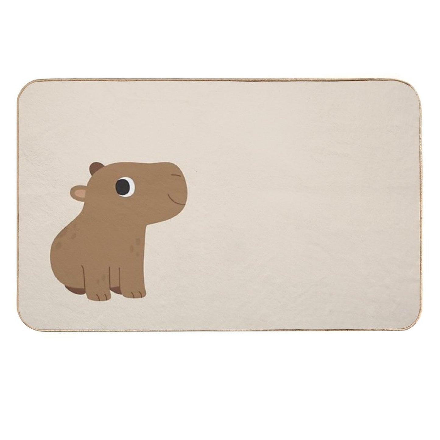 Cute Capybara Long-Lasting Bath Mat