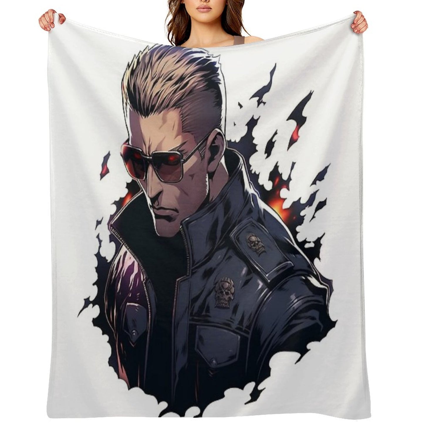 Albert Wesker Compact Throw Blanket