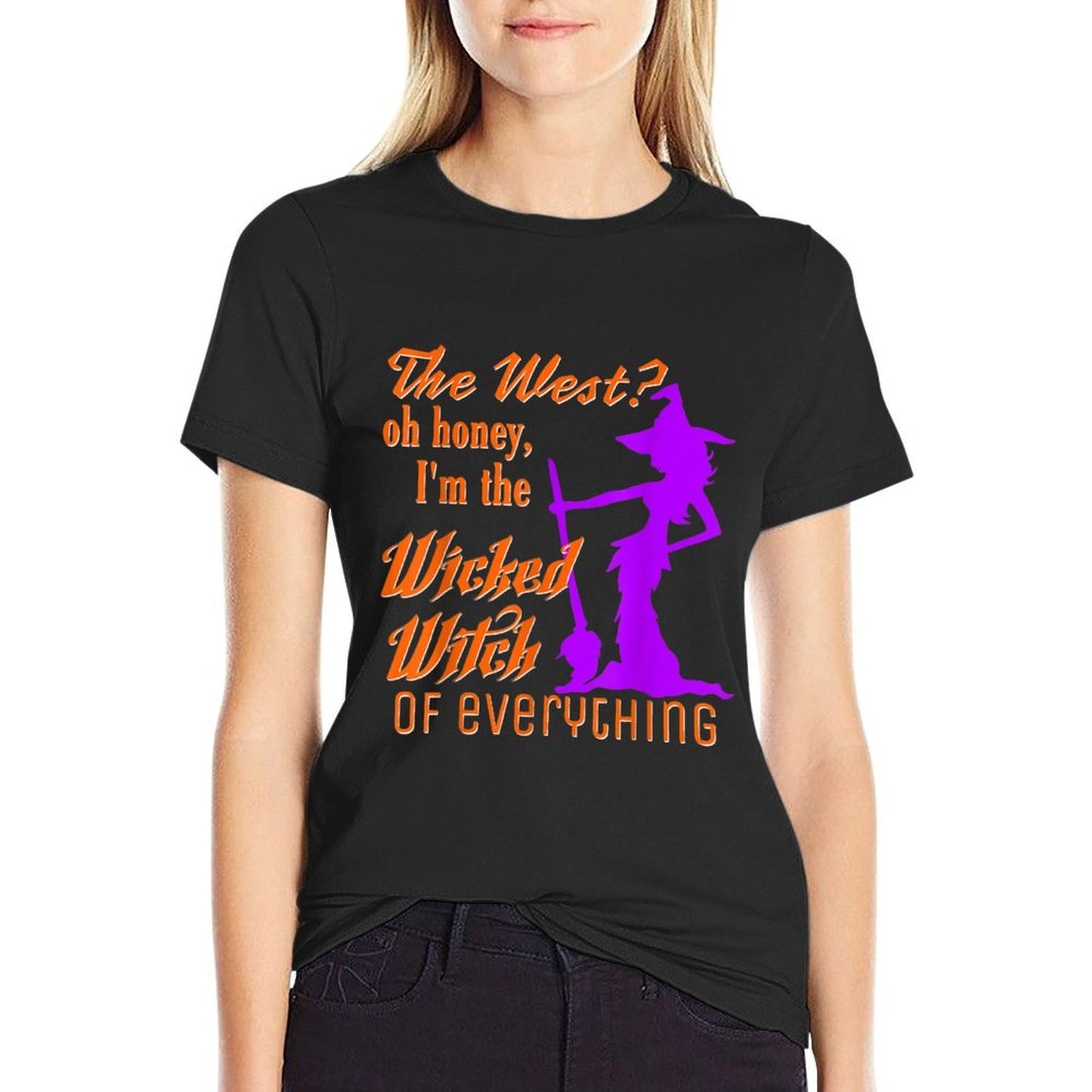 The West Oh Honey Im The Wicked Witch Shirt High-quality Stitching T-Shirt