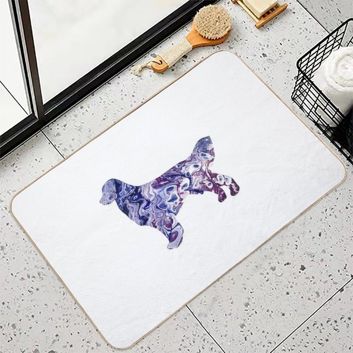 Golden Retriever Easy Maintenance Bath Mat