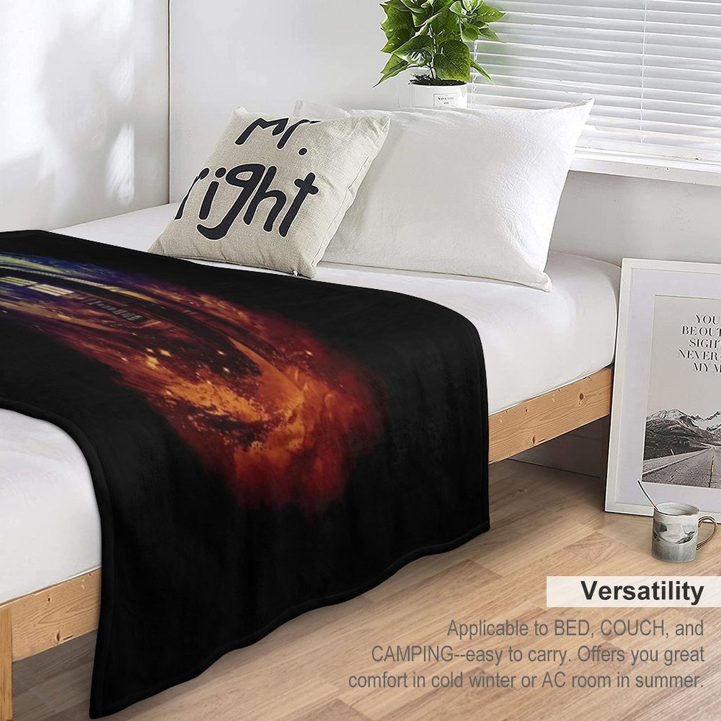 The Vortex Machine-washable Throw Blanket