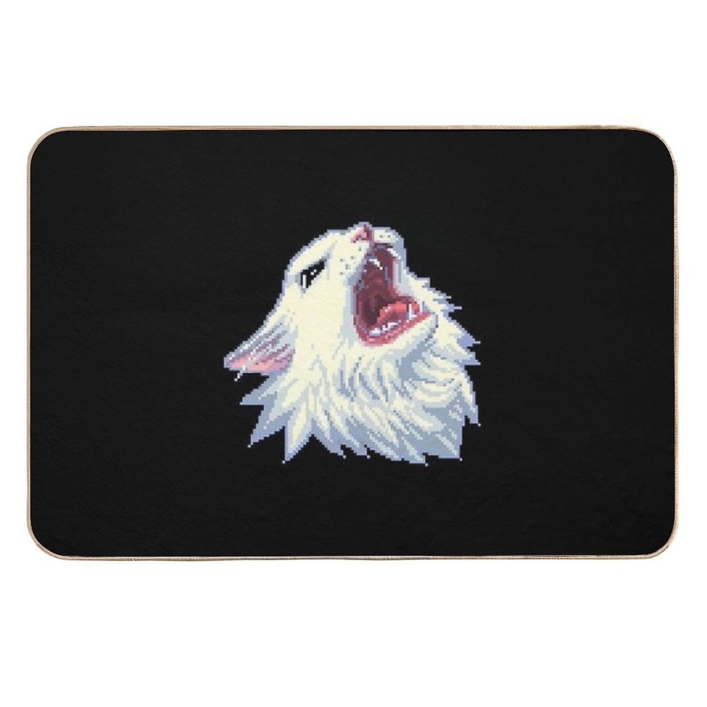 8-bit Screamin' Thurston The Cat! Long-Lasting Bath Mat