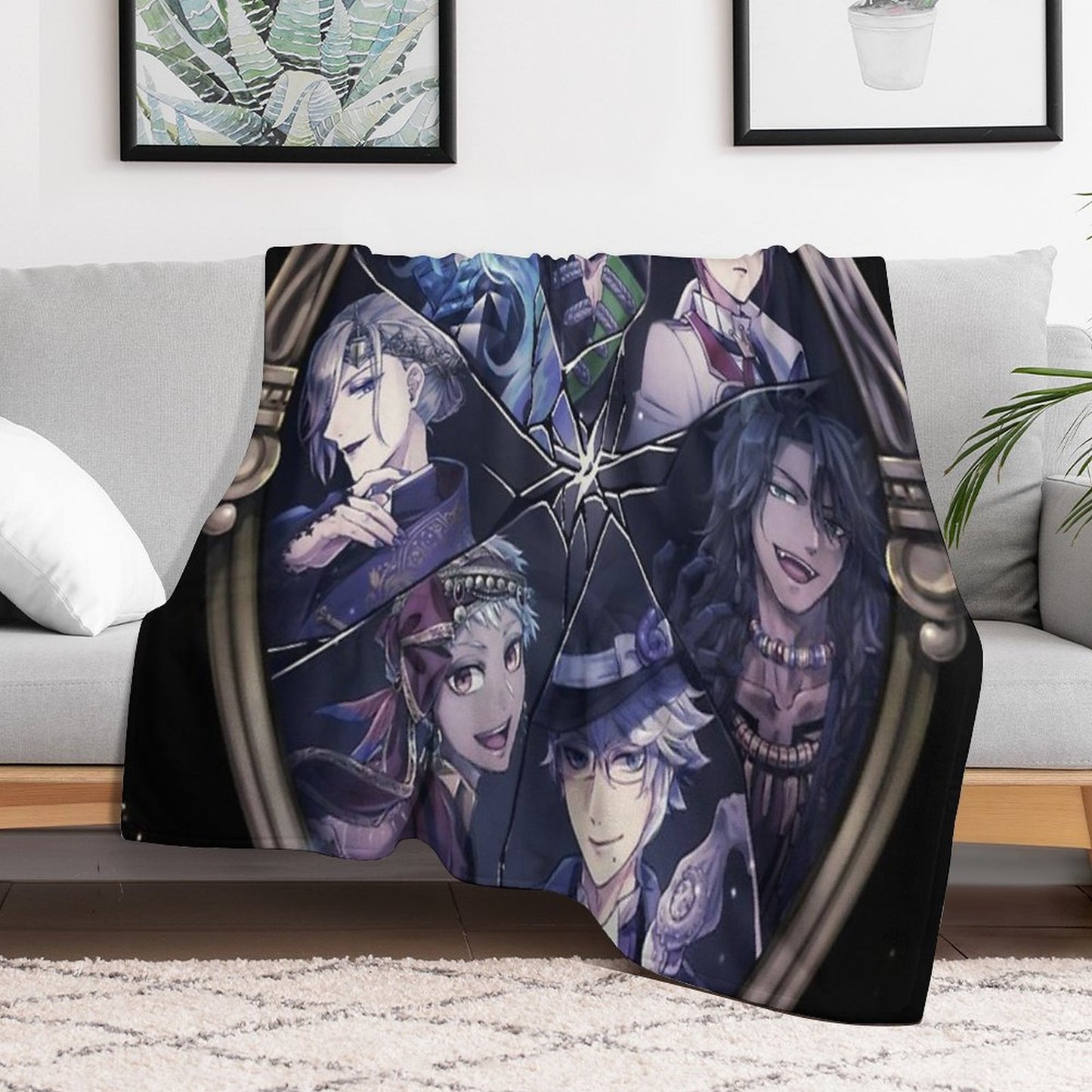 Twisted Wonderland Anime Wrinkle-free Throw Blanket