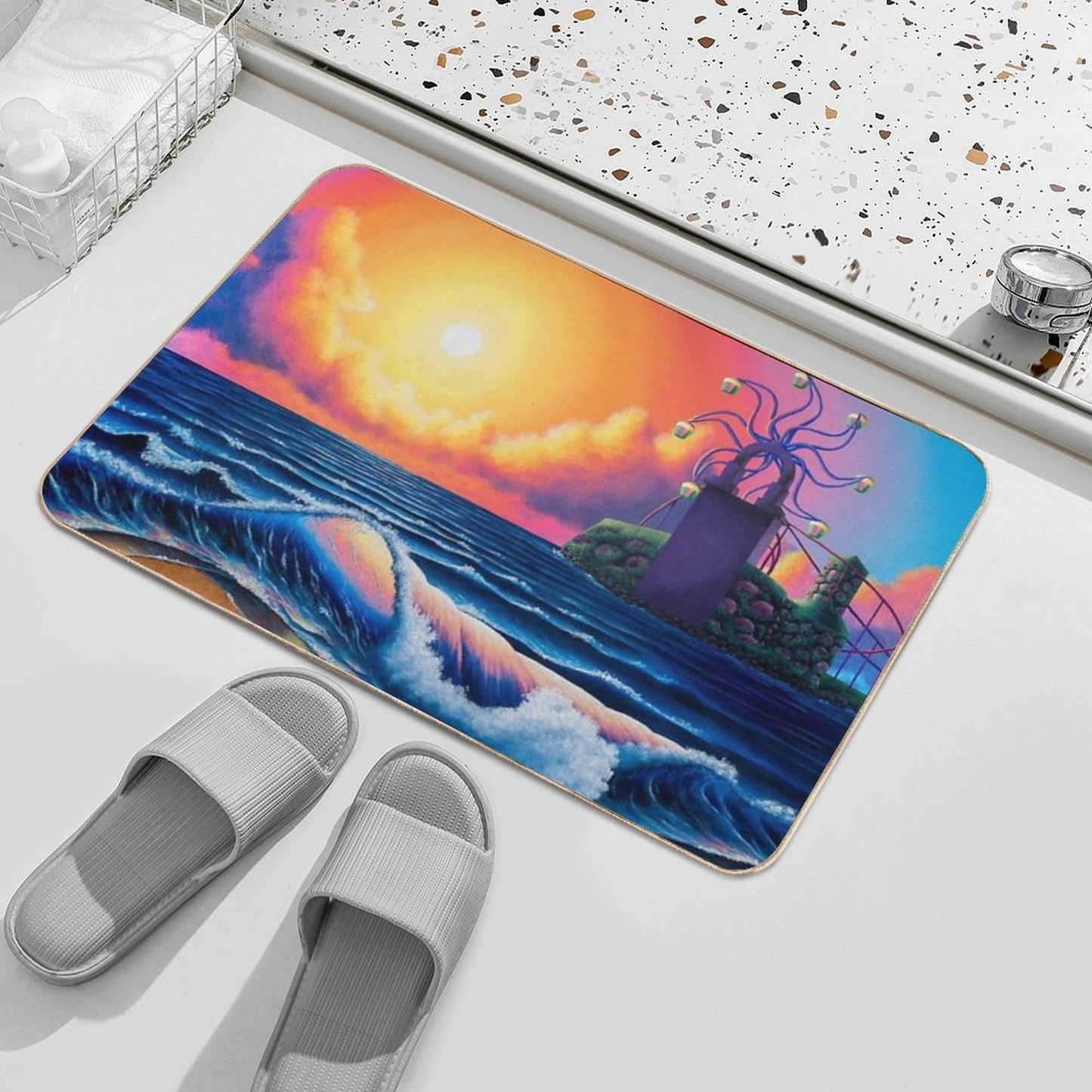Sirena Beach Rapid-Drying Bath Mat
