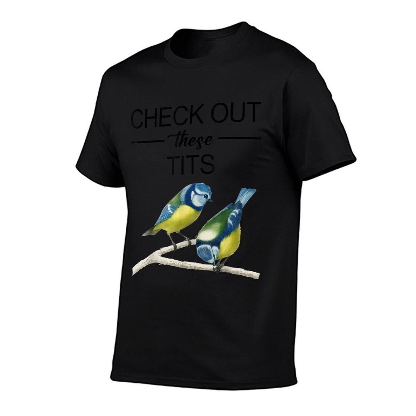 Check Out These Tits Funny Birds Graphic  Trendy Pattern T-Shirt