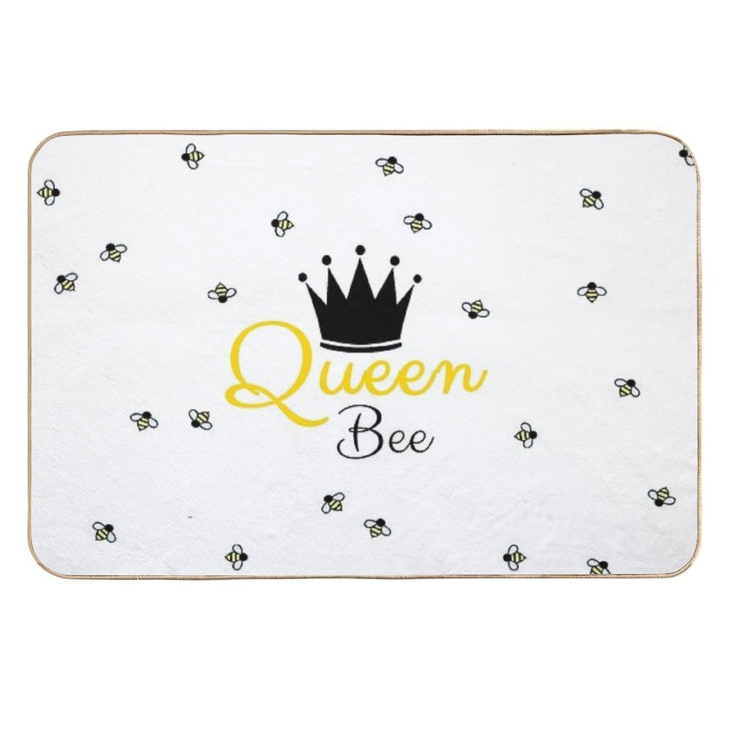 Queen Bee Rapid-Drying Bath Mat