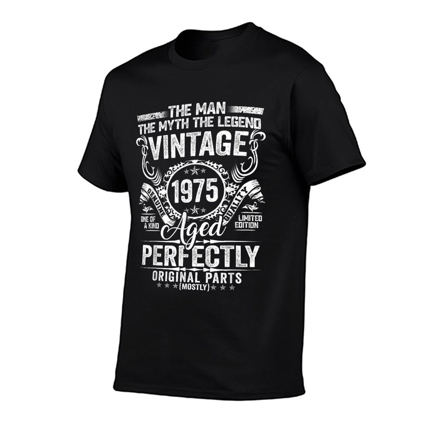 50 Years Old Gift Vintage 1975 Man Myth Legend 50th Birthday Heathered Texture T-Shirt