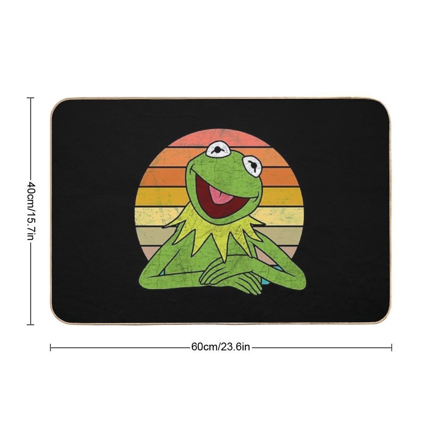 Kermit The Frog Absorbent Bath Mat