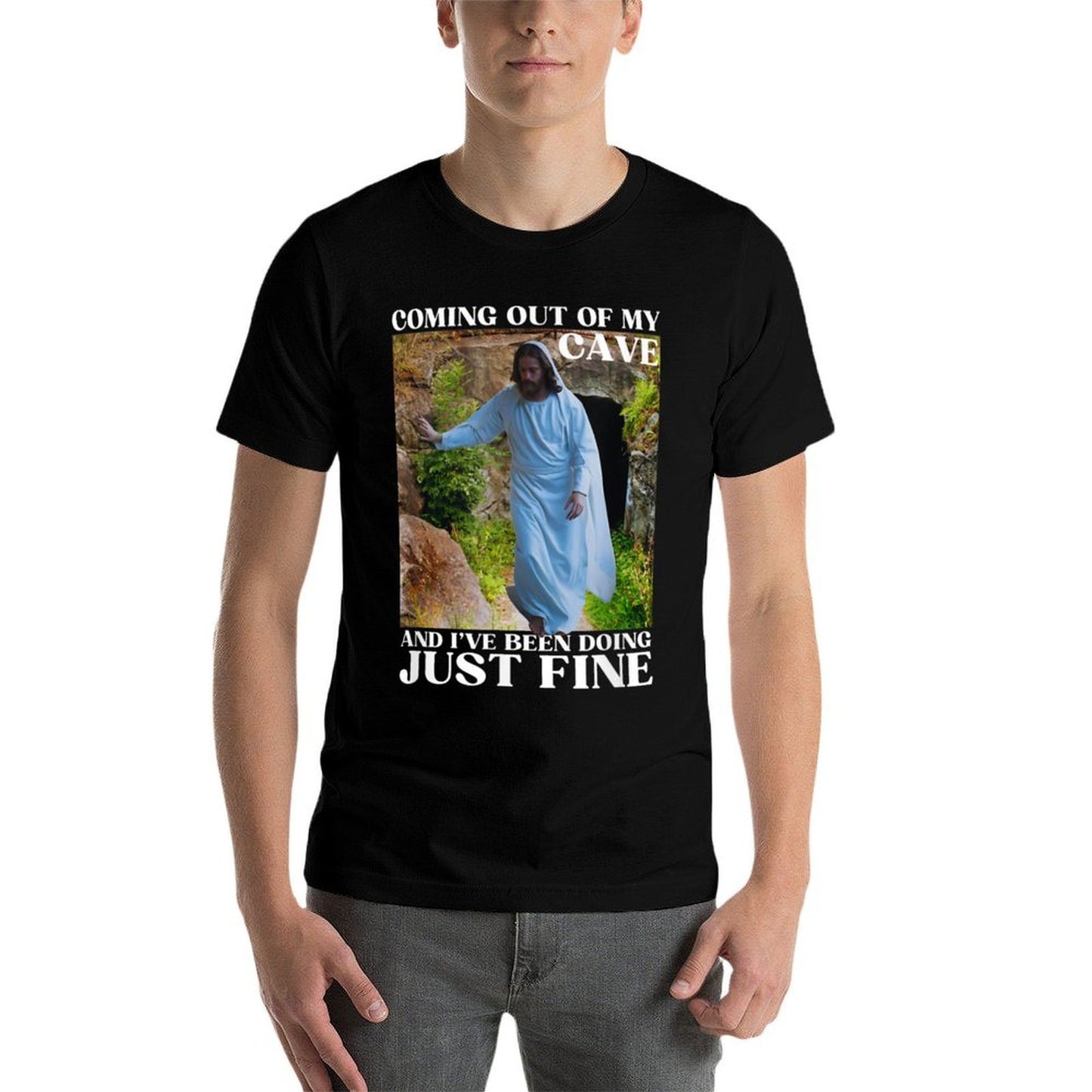 Jesus Meme Coming Out Of My Cave And Ive Been  Classic T-Shirt