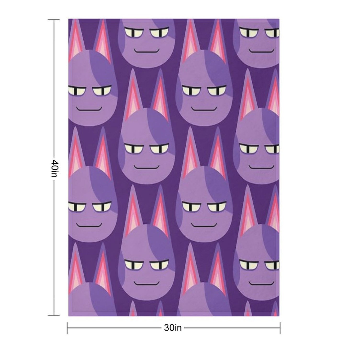 Bob The Cat Compact Throw Blanket
