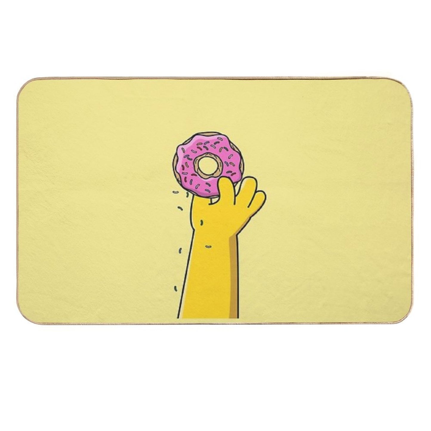 Homer Donut Non-Slip Bath Mat