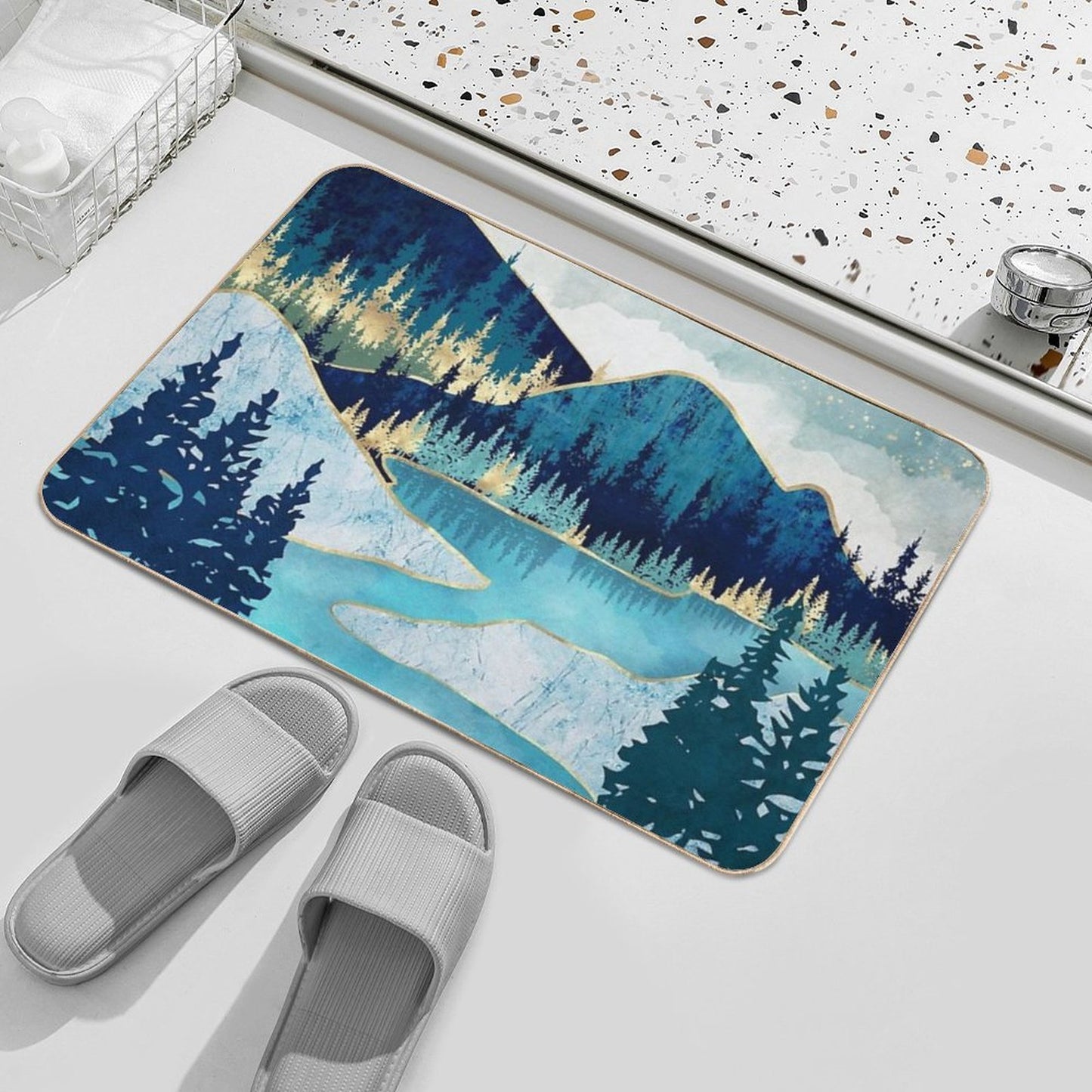 Morning Stars Repositionable Bath Mat