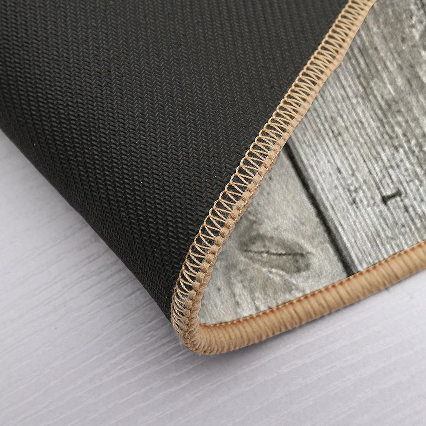 French Country Farmhouse Whitewashed Grey Barn Wood Long-Lasting Bath Mat