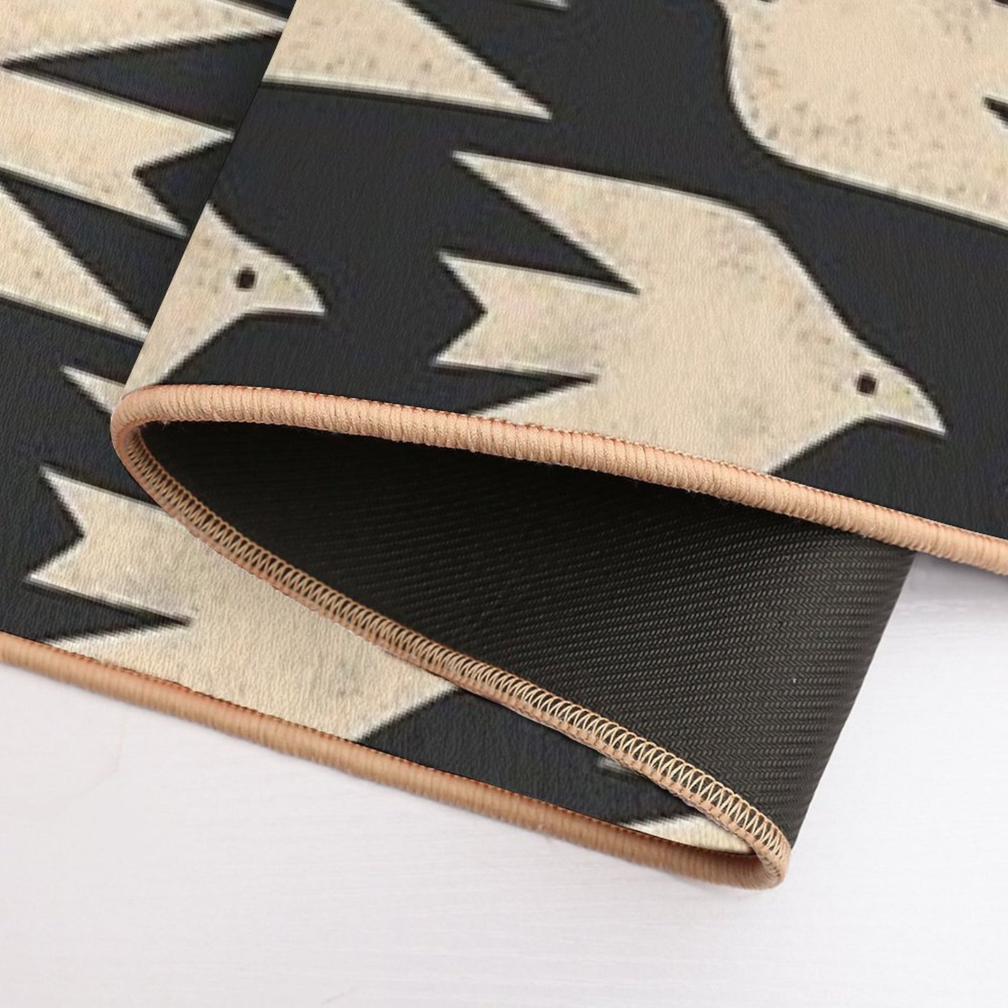 Doves in Flight Fade-Resistant Bath Mat