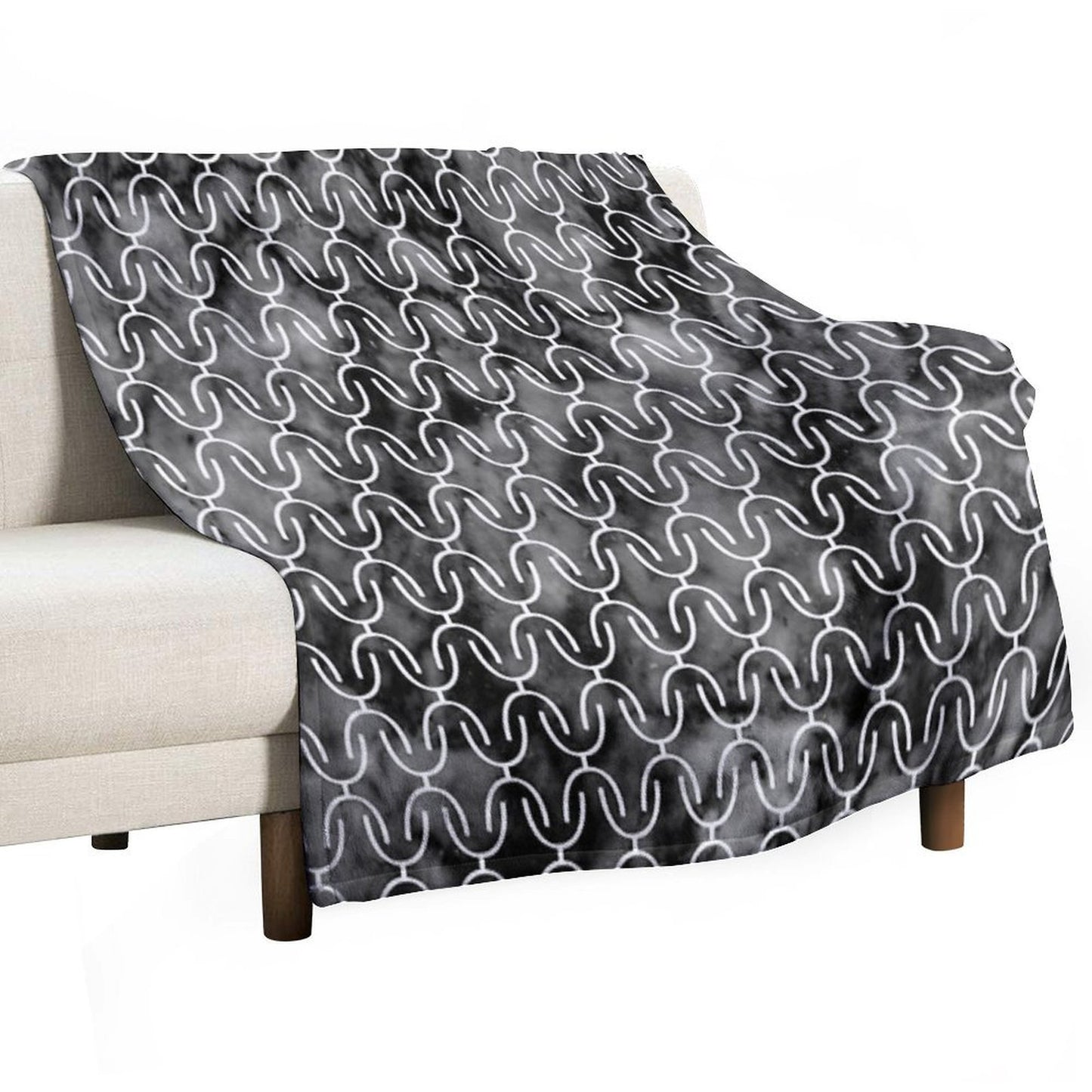 Link - Grey Marble Gift-ready Throw Blanket