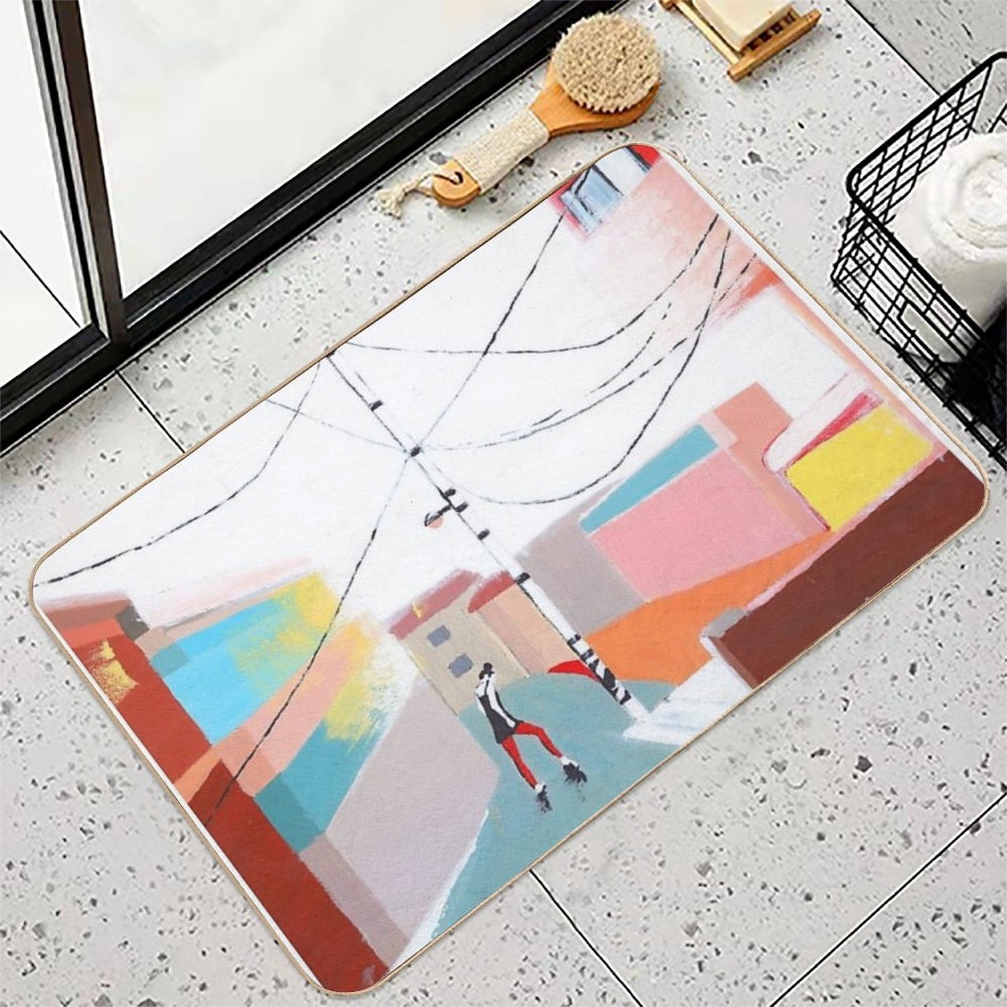 Dancing in The Street Absorbent Bath Mat