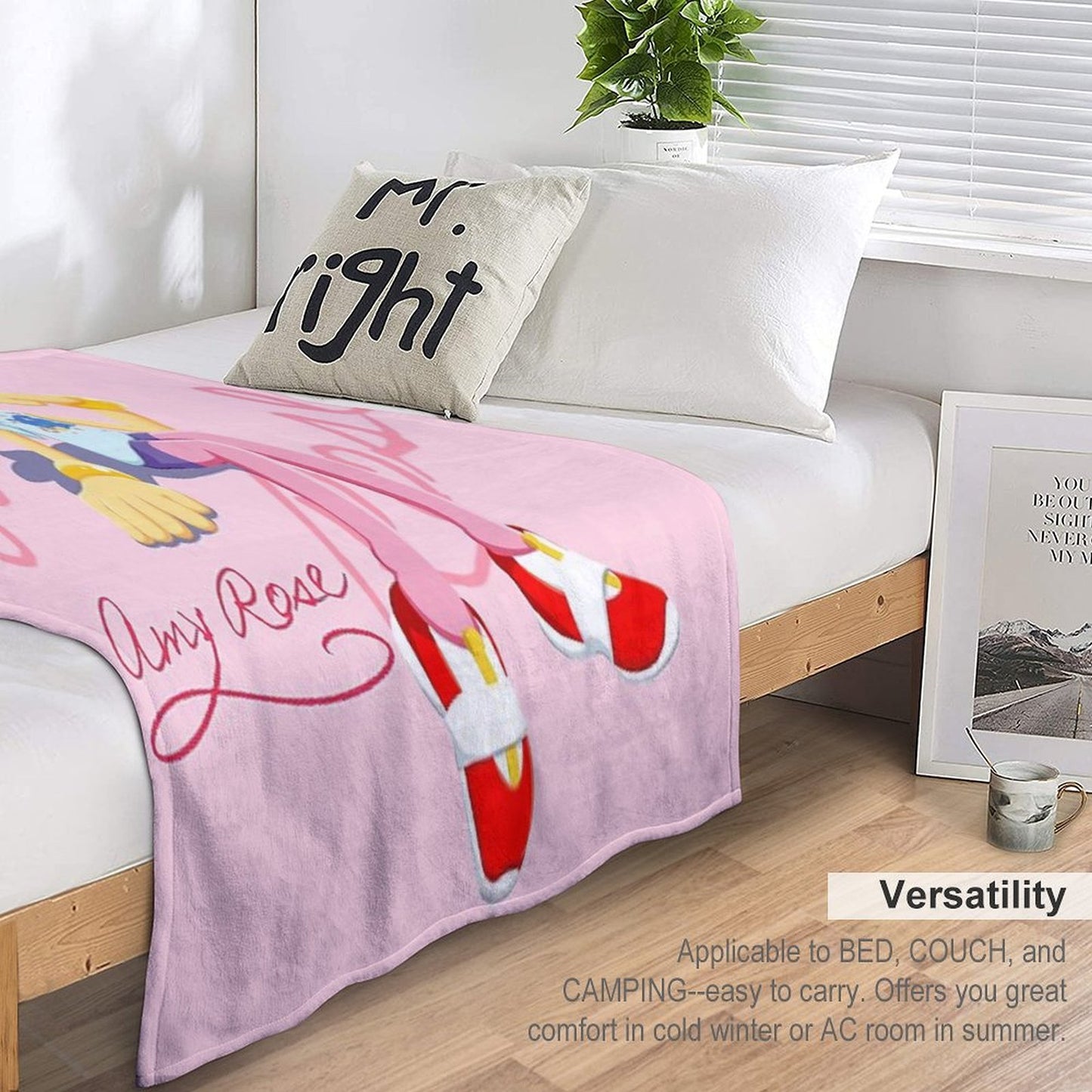 Amy Rose Wrinkle-free Throw Blanket