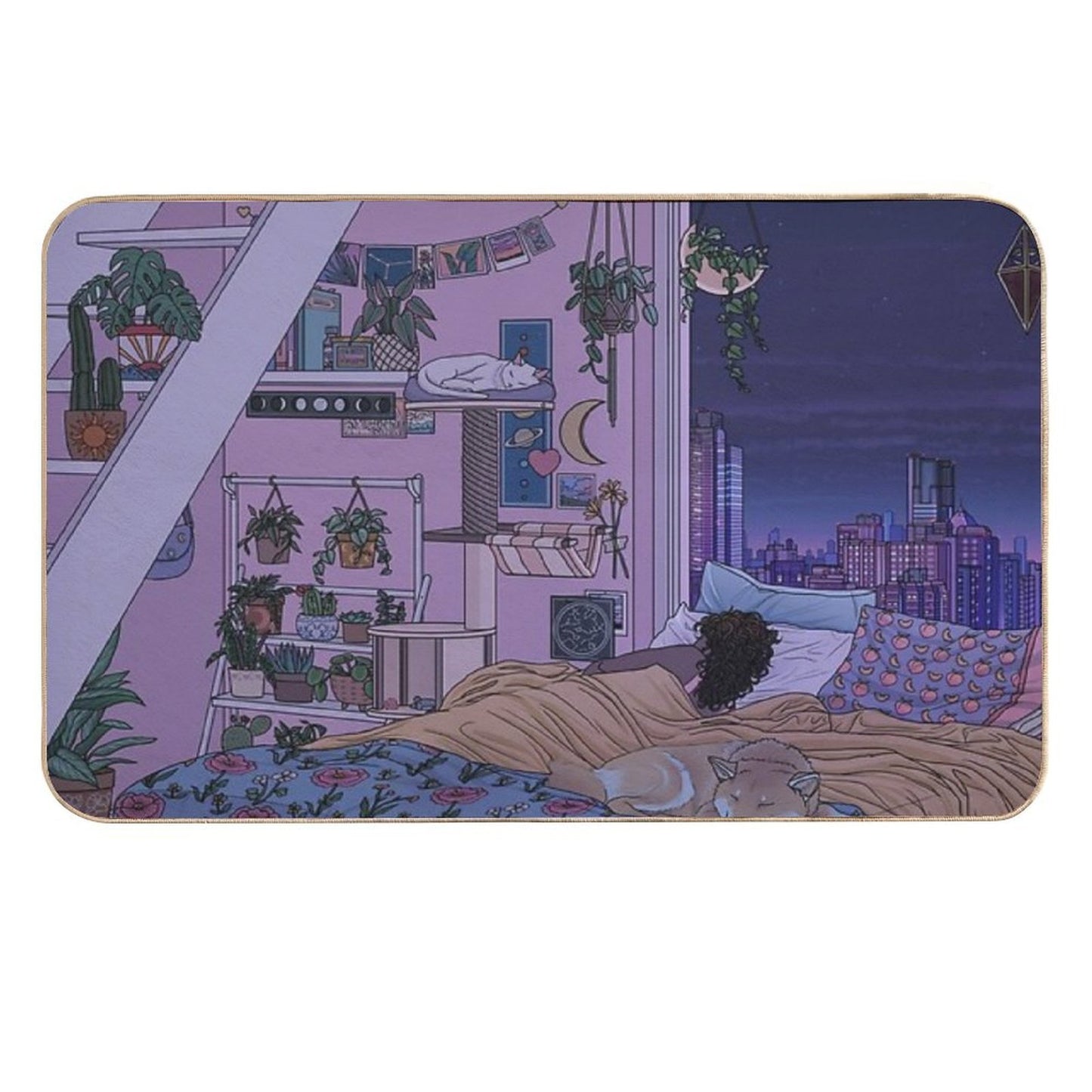 Sweet Dreams- Night Absorbent Bath Mat
