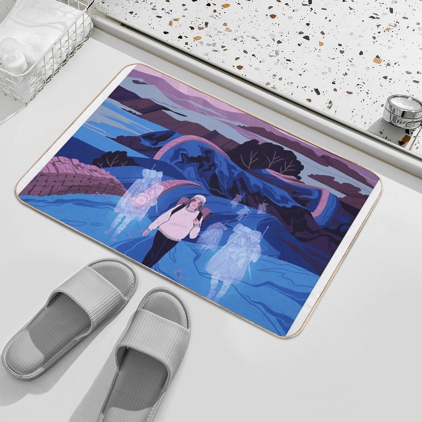 Walk Alone Long-Lasting Bath Mat