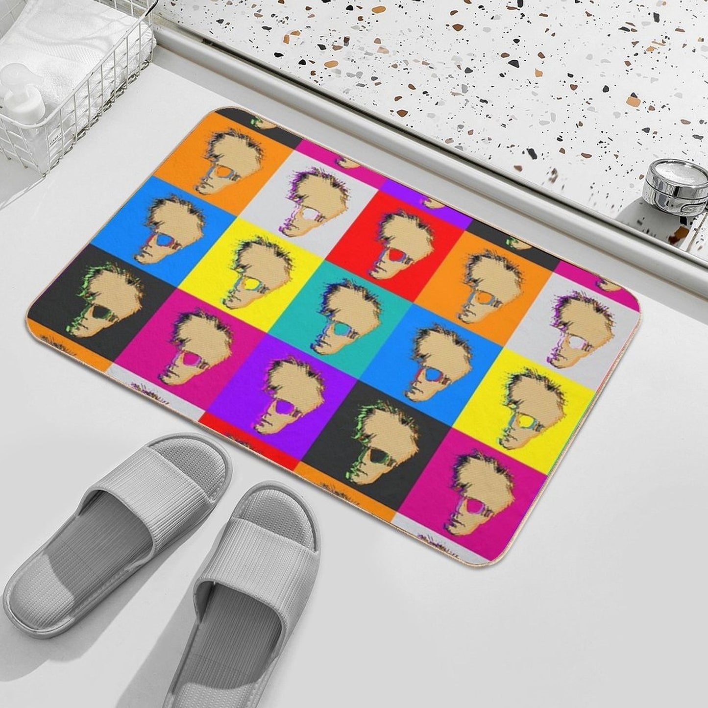 A.Warhol Absorbent Bath Mat