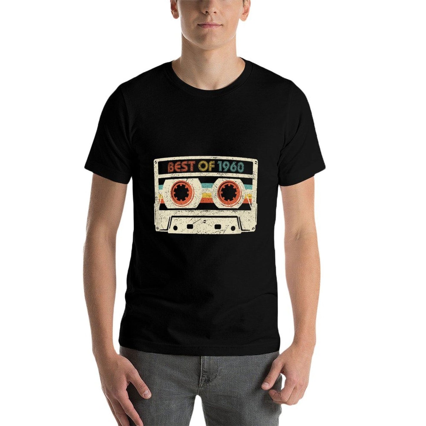 Vintage Cassette 1960 60 Years Old - Born 1960 60th Birthday Affordable Price T-Shirt
