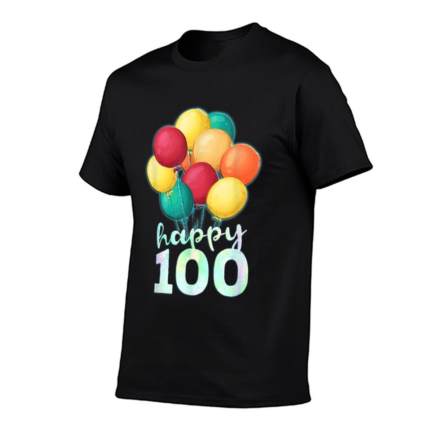 Happy 100 Year Old Colorful Balloons 100th Birthday Moisture-wicking T-Shirt