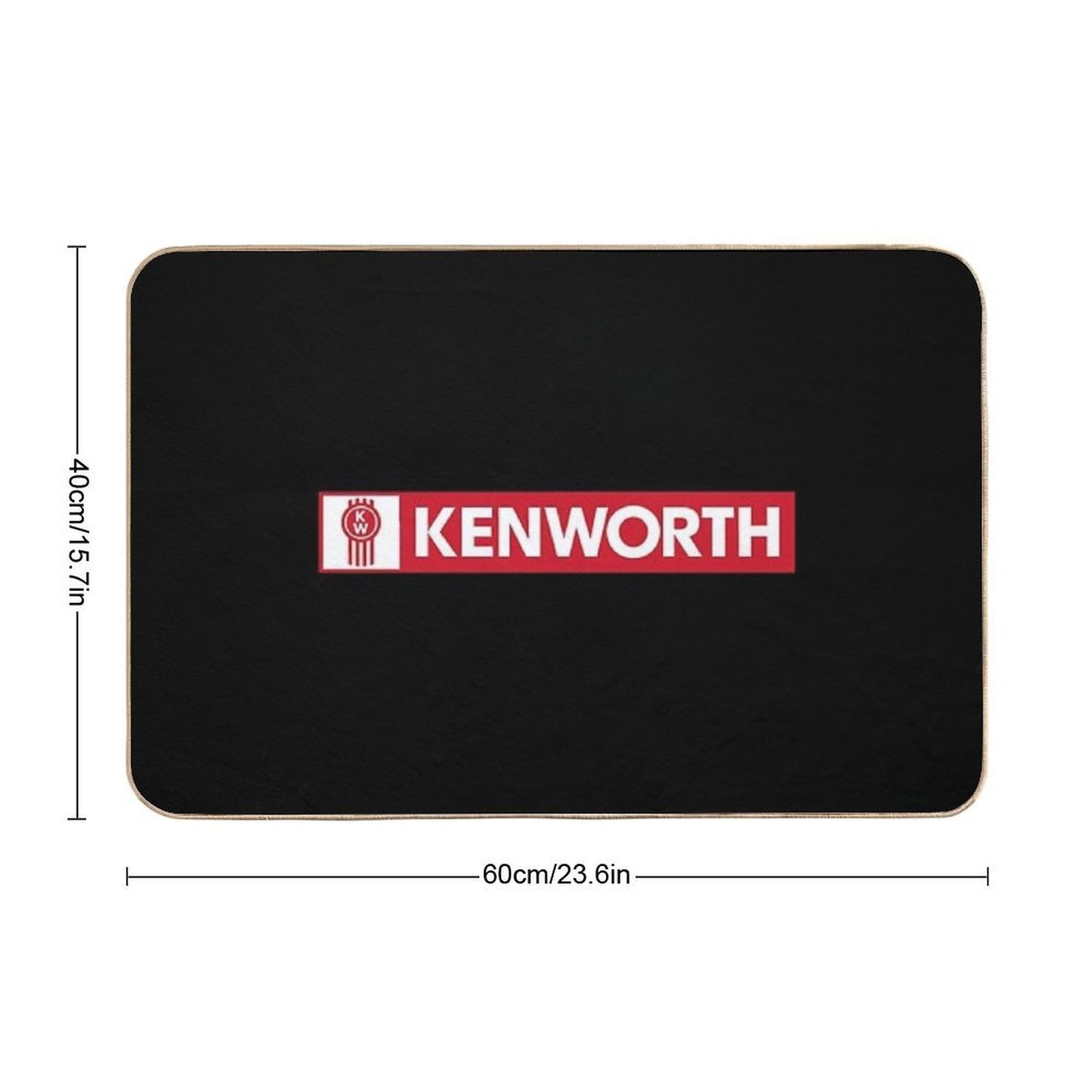 Kenworth Logo Truck Company Durable Bath Mat