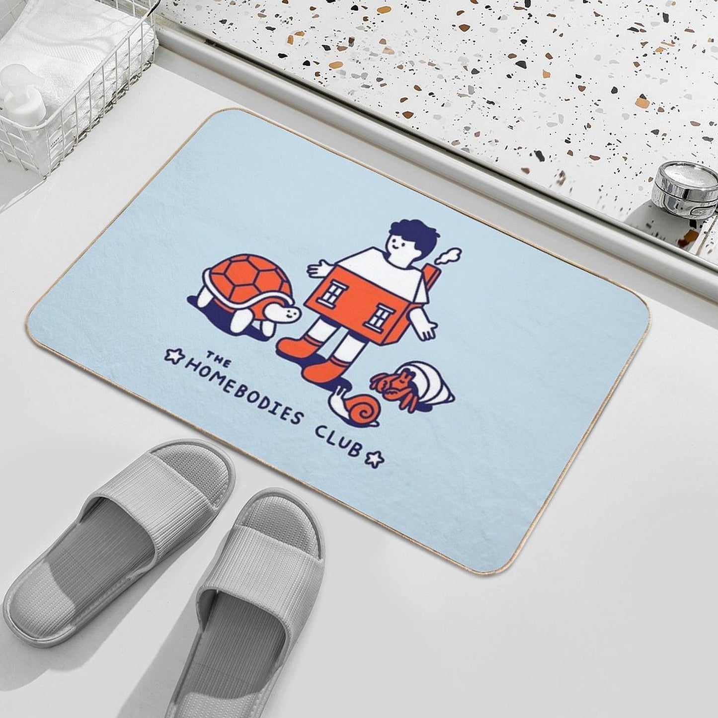 The Homebodies Club Easy Maintenance Bath Mat