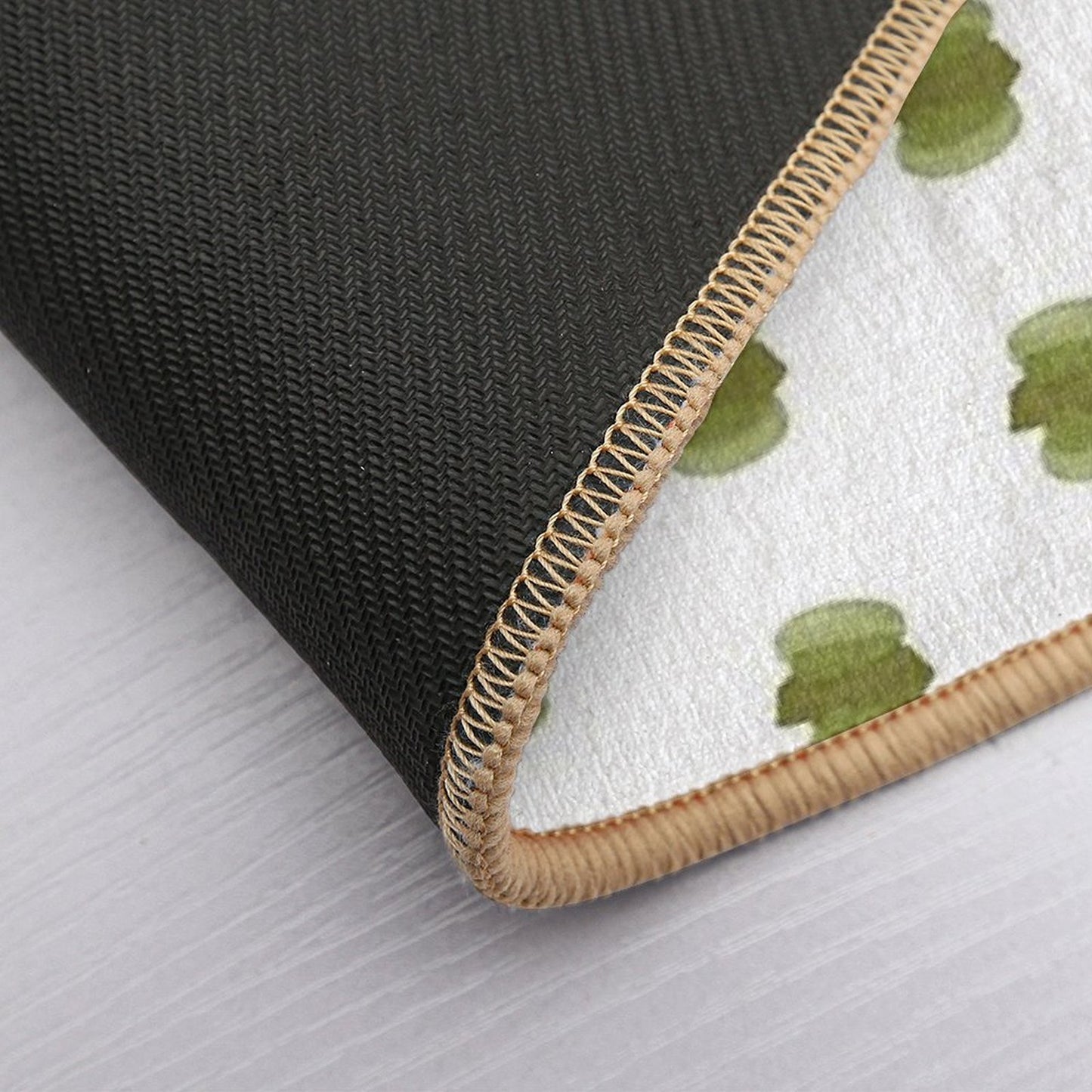 Matcha Kitkat Fatcaron Easy Maintenance Bath Mat