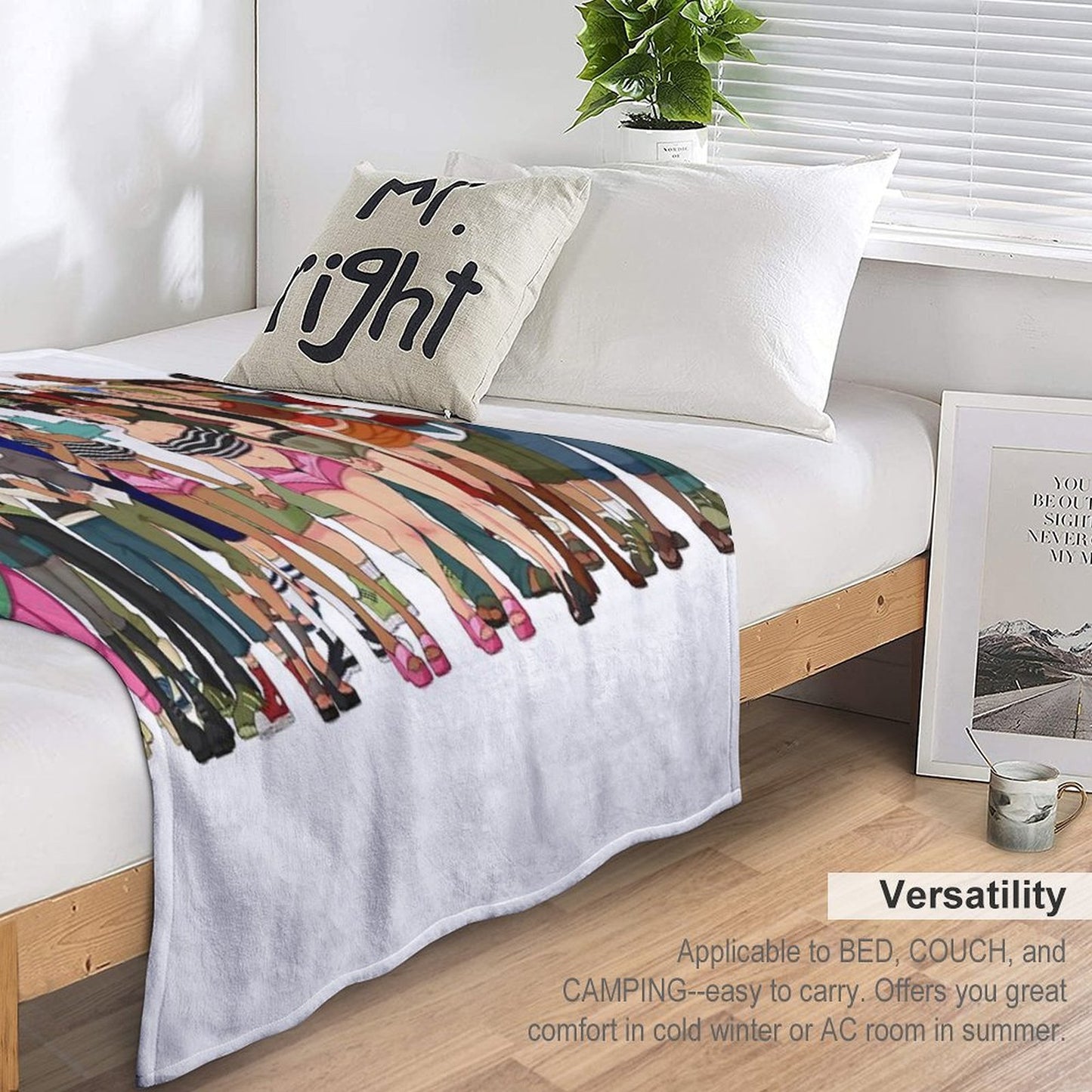 Total Drama Island Characters Comfort Throw Blanket