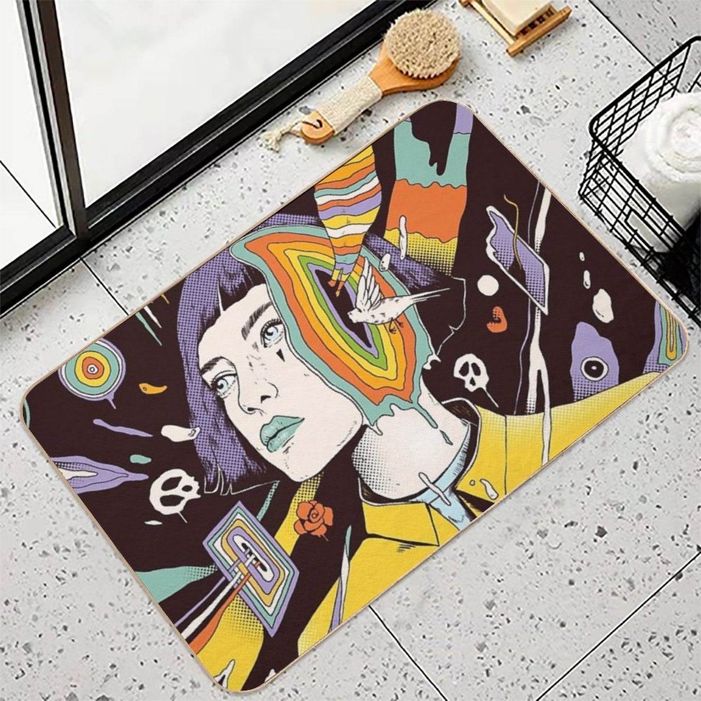 The Overthinker Durable Bath Mat