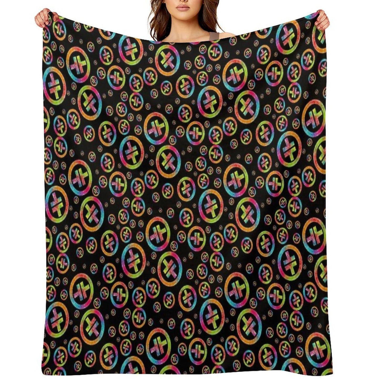 Take That Neon Symbol Premium Throw Blanket