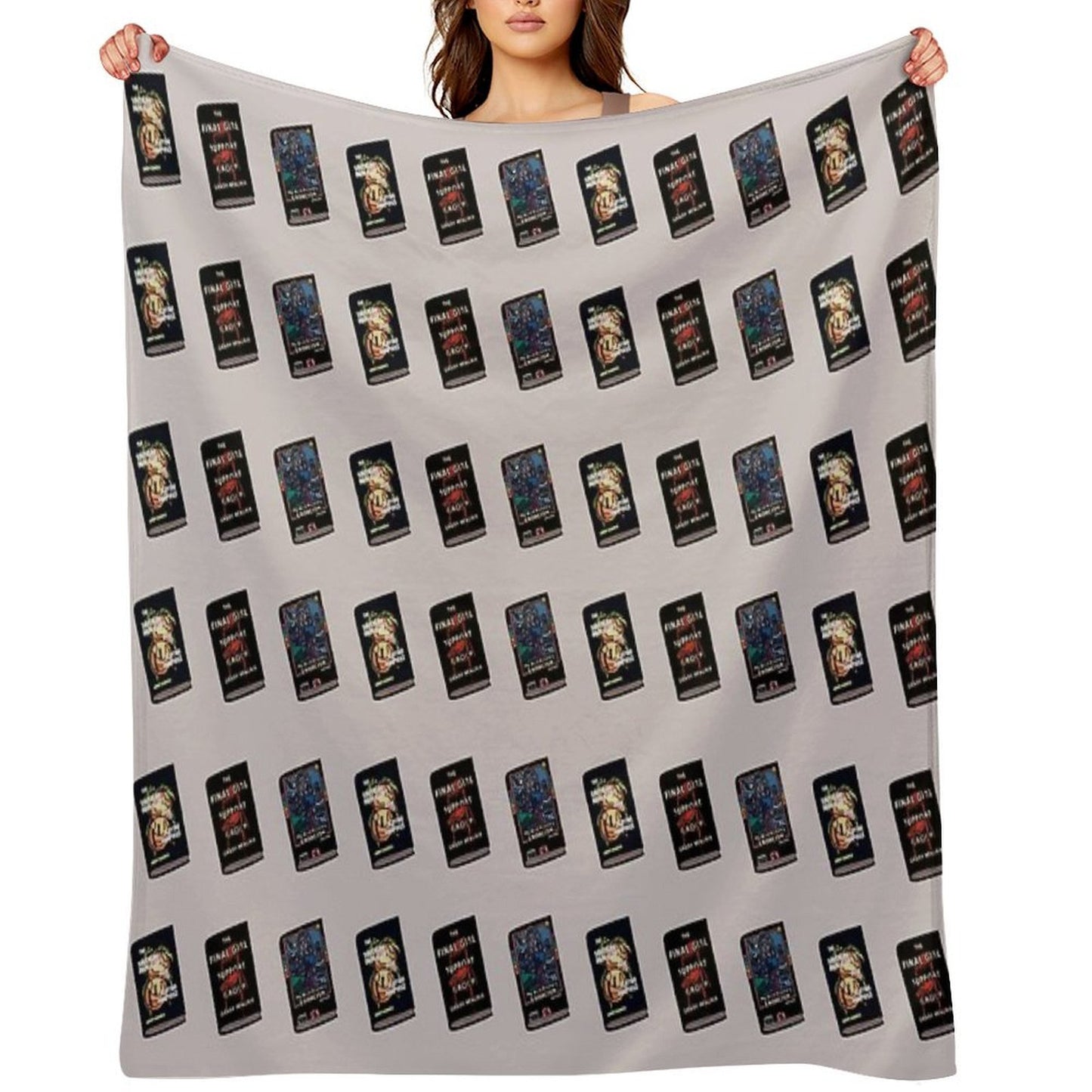 Grady Hendrix Books Sustainable Throw Blanket
