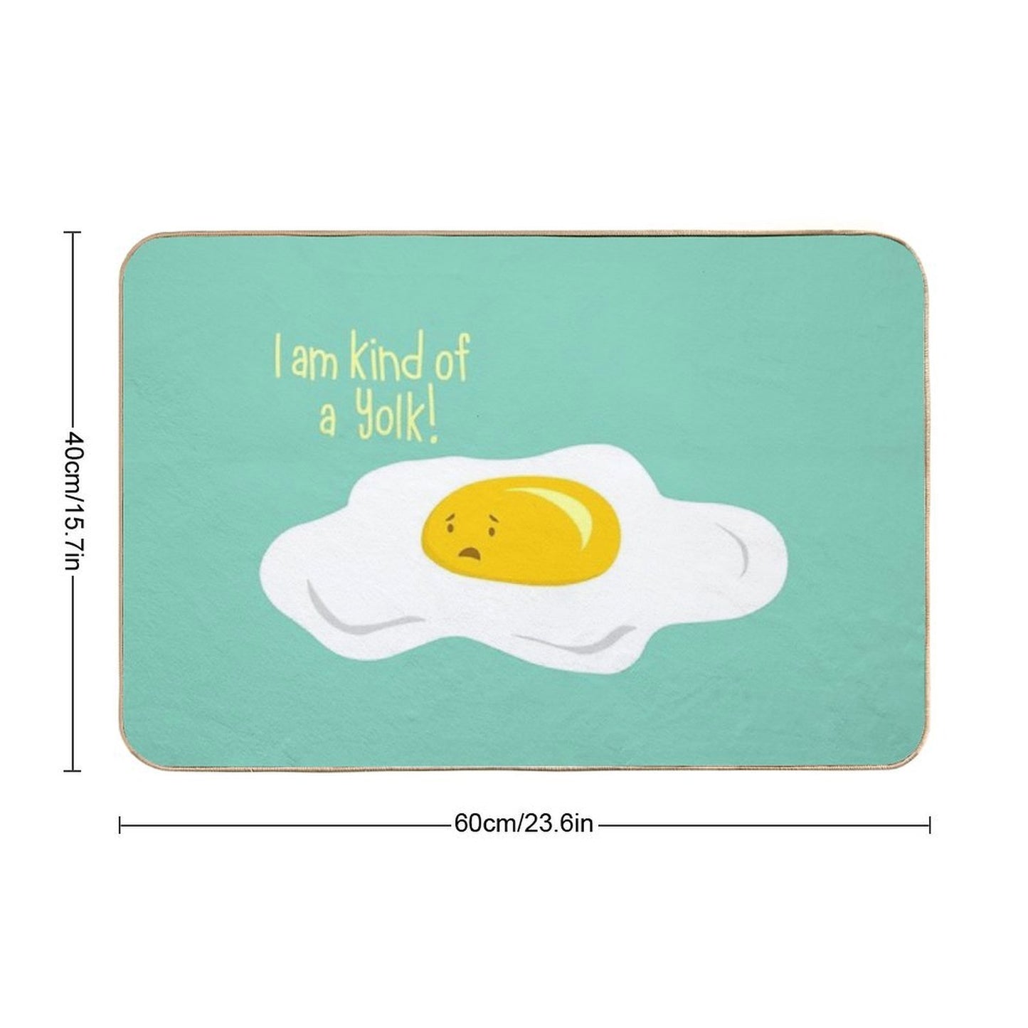 Egg-sactly! Easy To Clean Bath Mat