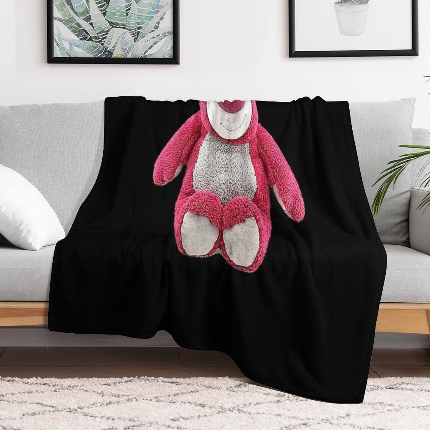 Lotso Huggin Bear 56 Trendy Graphic Unisex Shirt - Easy Care Throw Blanket