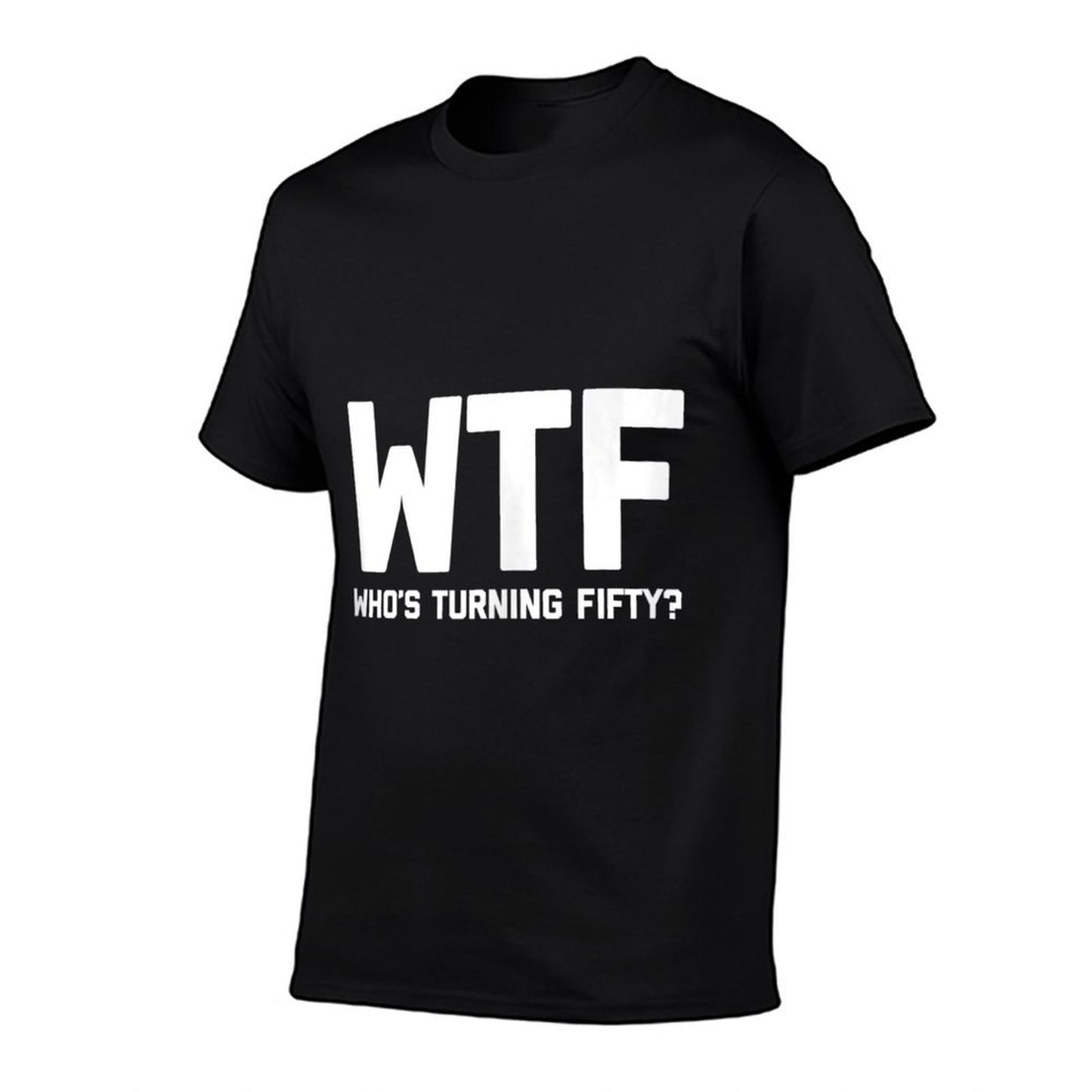WTF (Who's Turning Fifty) Funny Gift 50th Birthday Lightweight T-Shirt