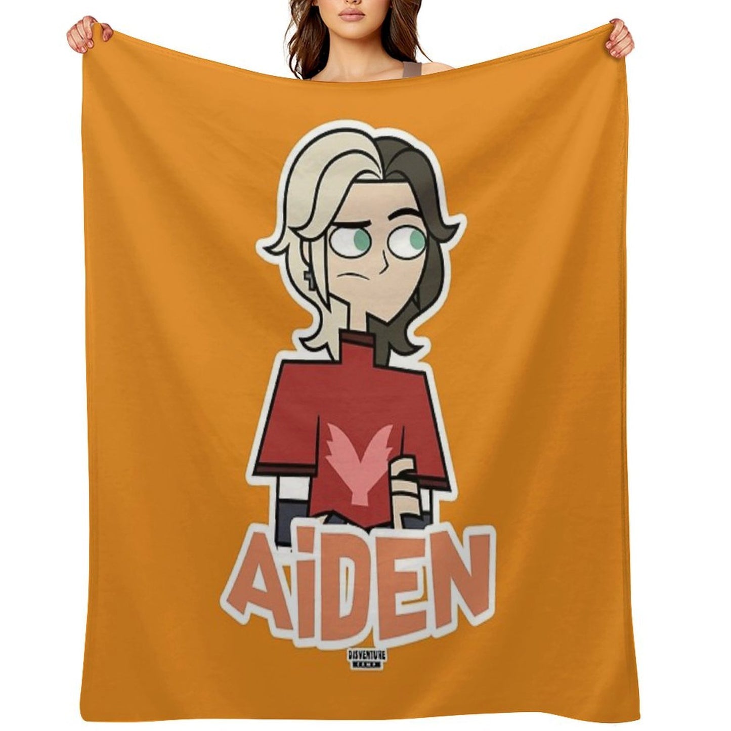 Adventure Camp - Aiden Velvety-soft Throw Blanket