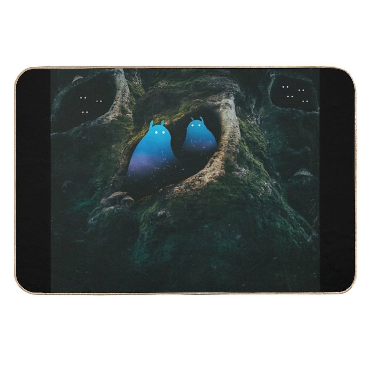 In The Forest of The Night Easy Maintenance Bath Mat