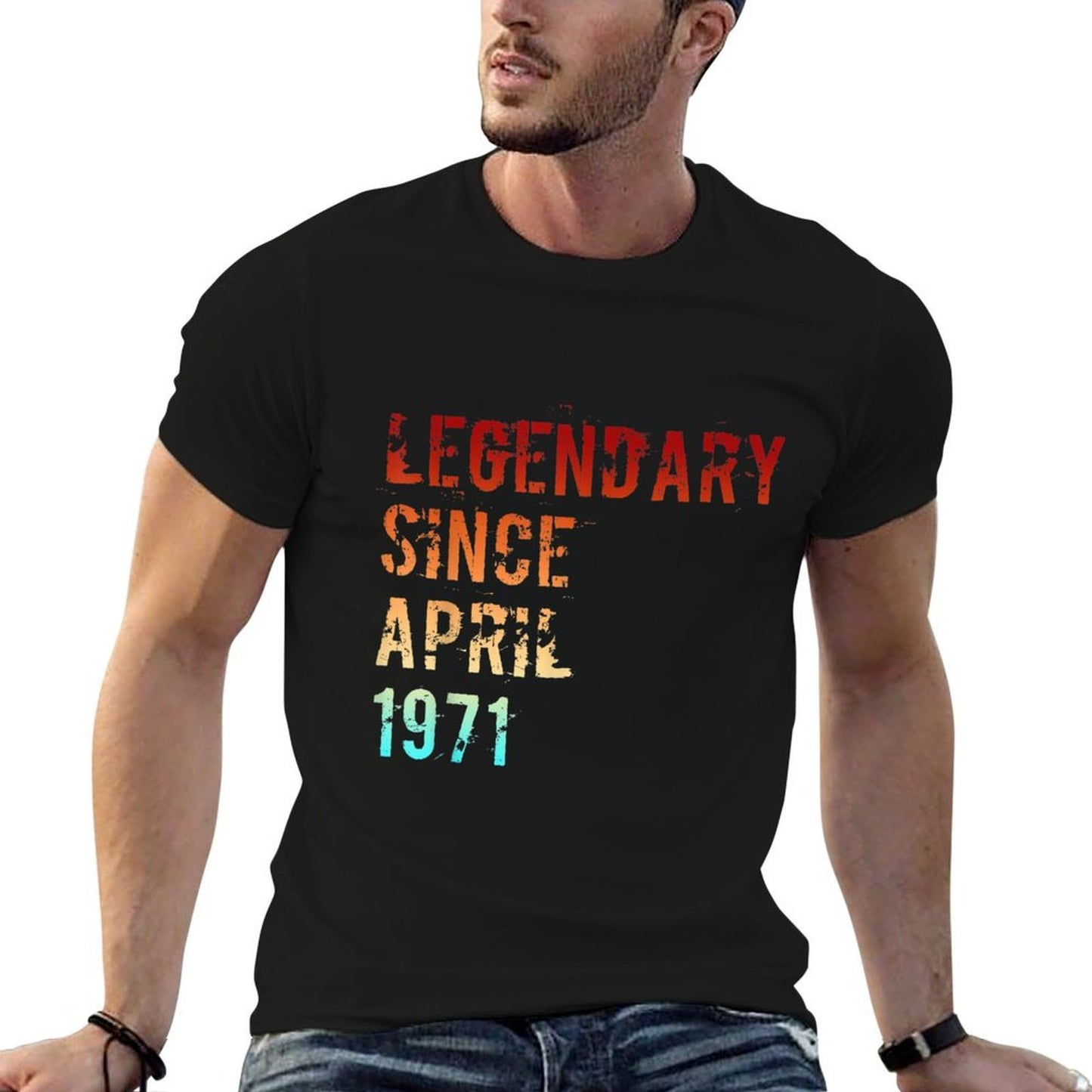 Legendary Since Bday April 1971 50th Birthday Classic T-Shirt