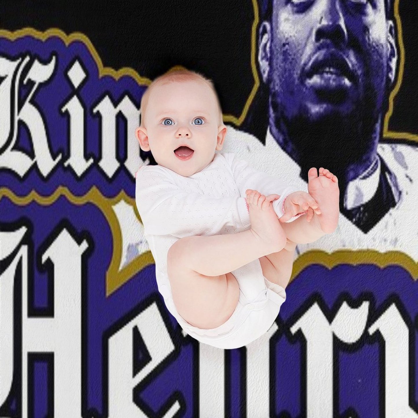King Henry Ravens Derrick Henry Multi-functional Throw Blanket