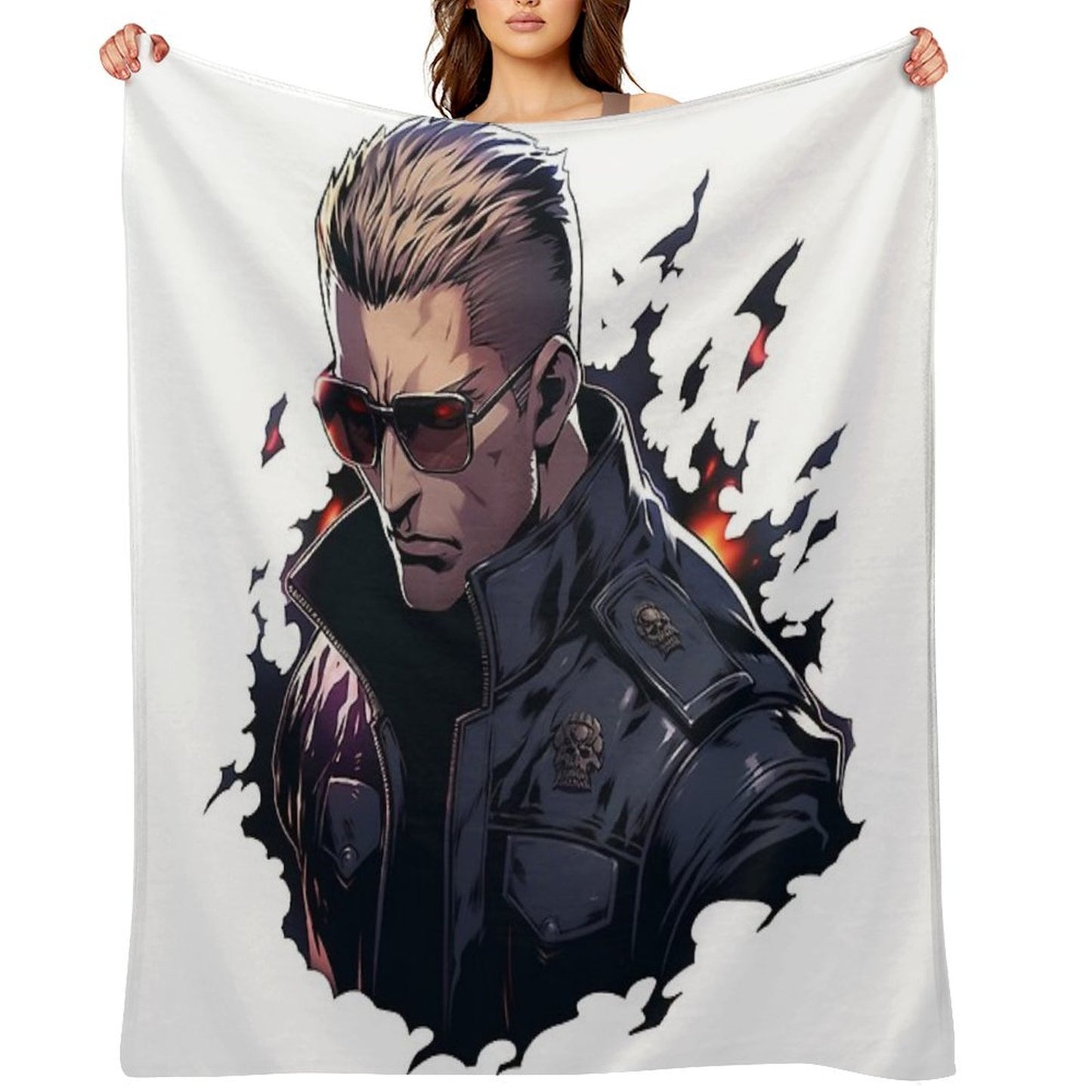 Albert Wesker Compact Throw Blanket