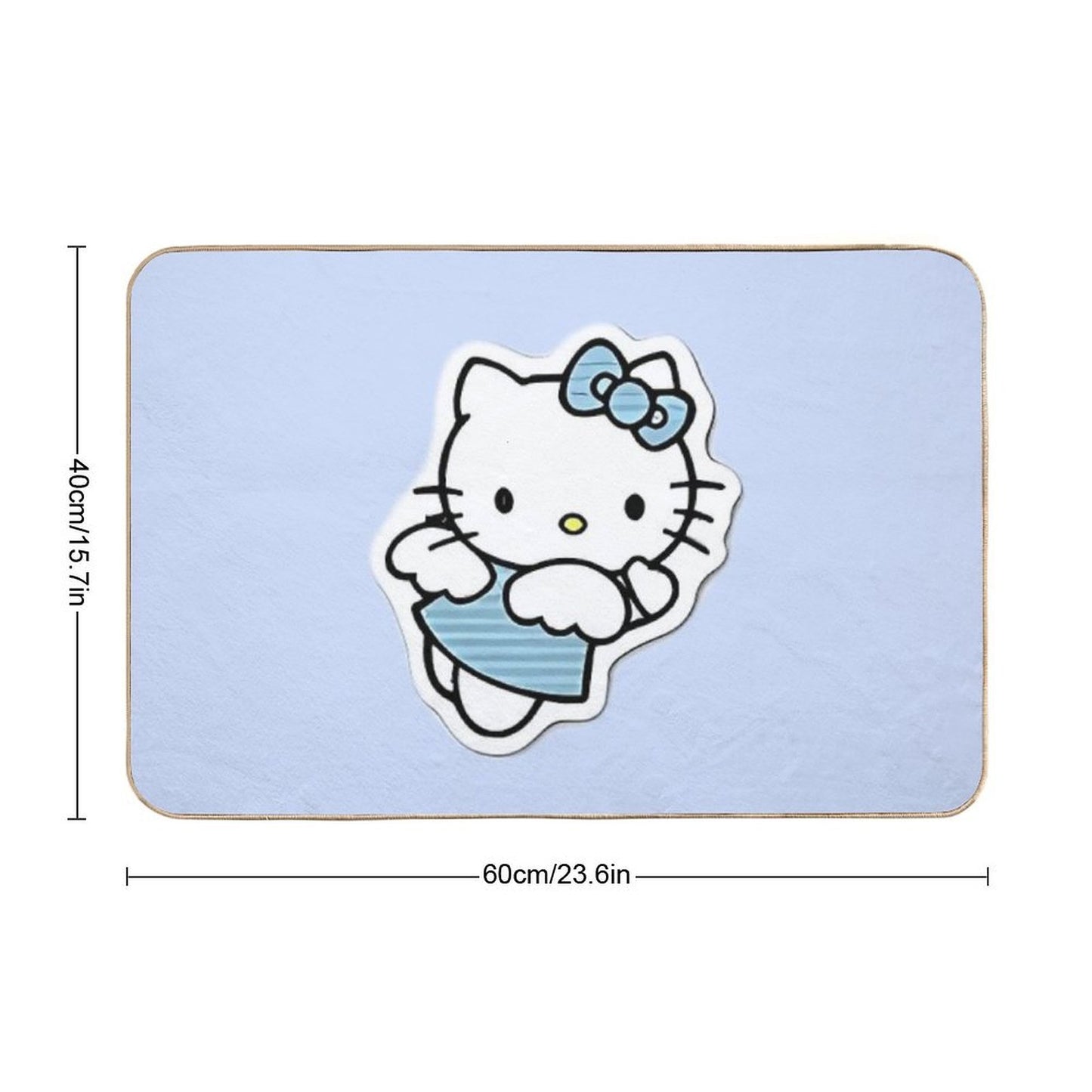 Hello Kitty Design High-Traffic Bath Mat