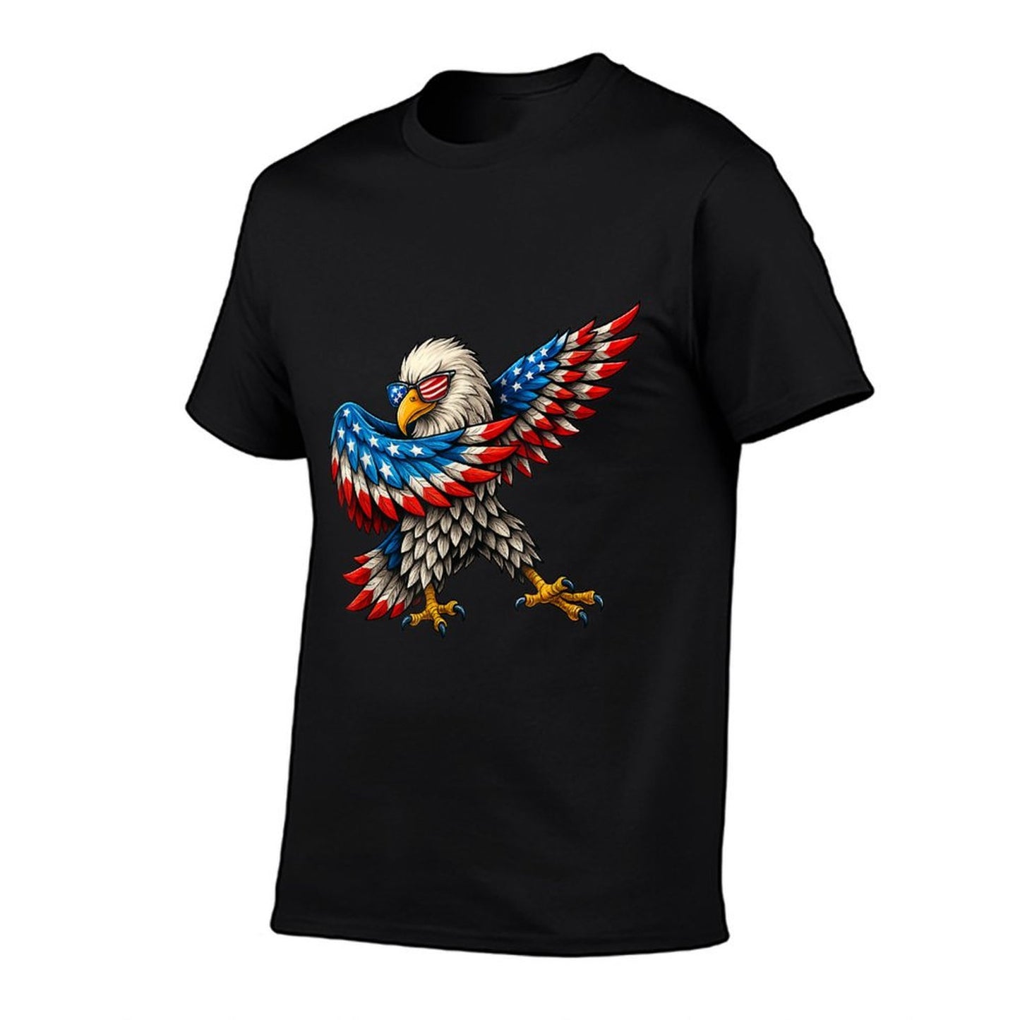 American Bald Eagle Patriotic Eagle 4th of July USA Easy-care T-Shirt