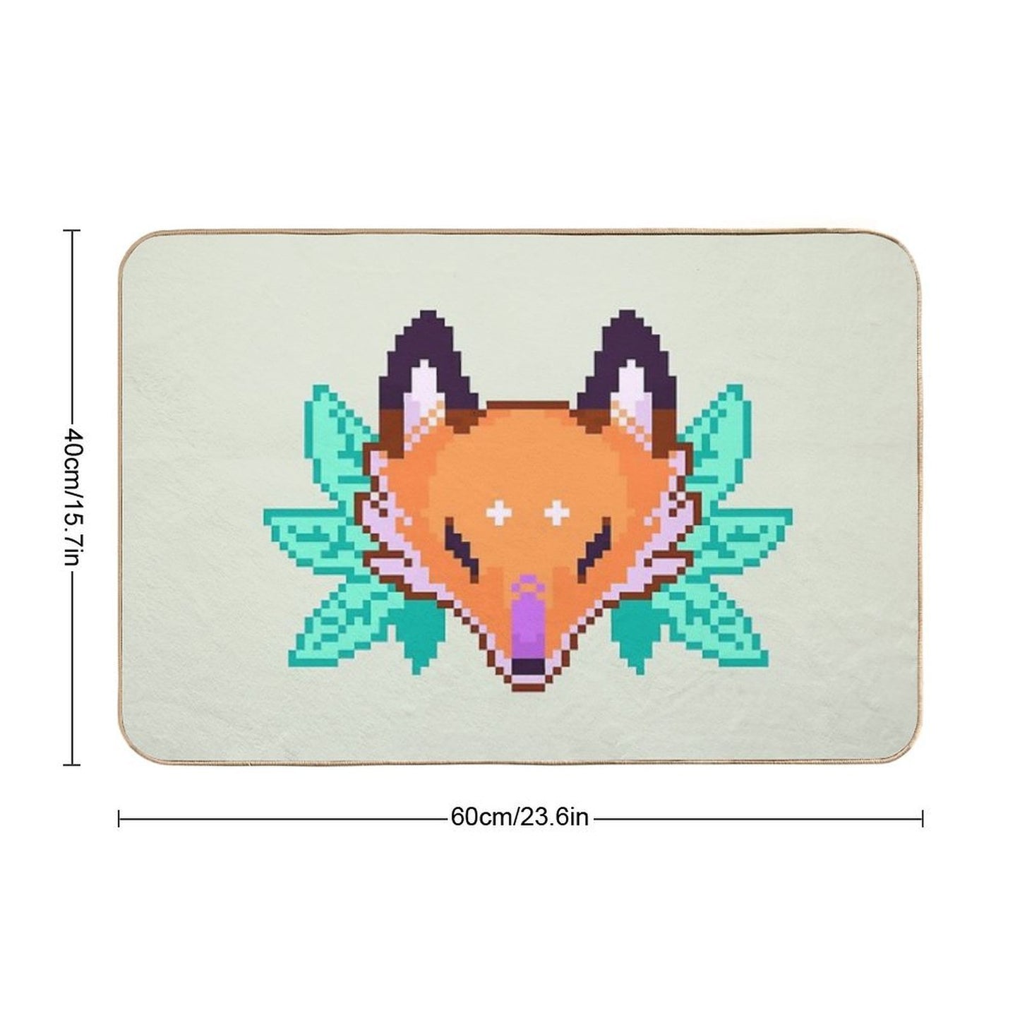 Pixel Fox Versatile Bath Mat