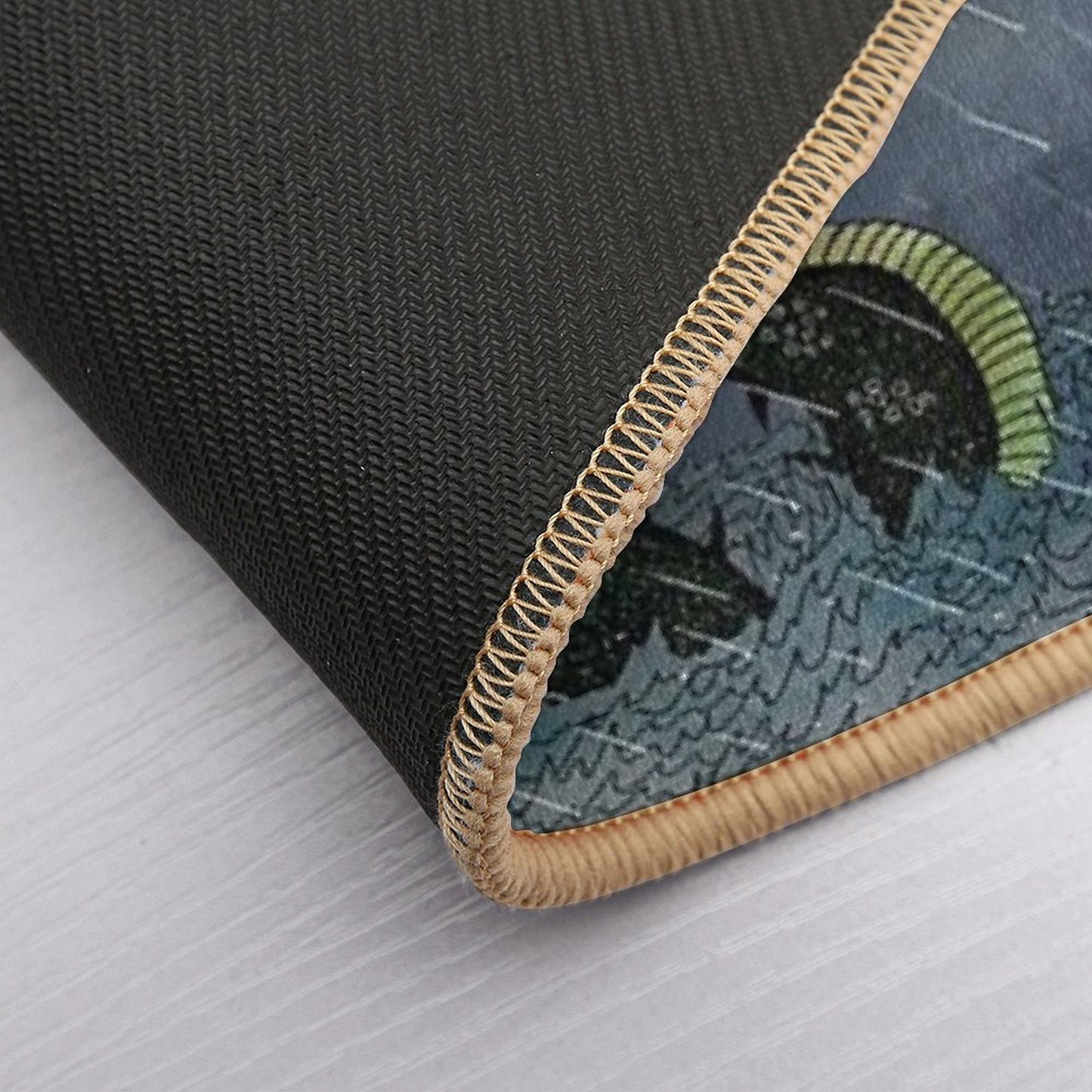 Vikings & Sea Serpent Repositionable Bath Mat